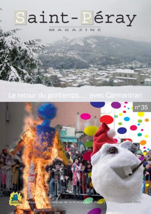 Couverture du magazine de Saint-P&eacute;ray - Mars 2010