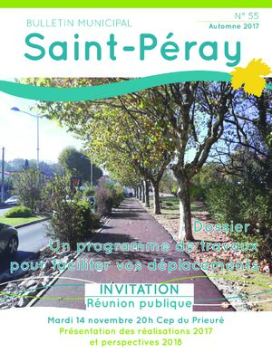 Couverture du magazine de Saint-P&eacute;ray - Automne 2017