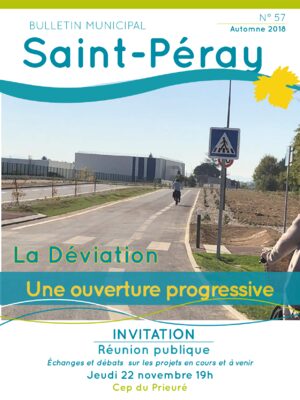 Couverture du magazine de Saint-P&eacute;ray - Automne 2018