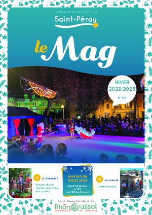 Couverture du magazine de Saint-P&eacute;ray - Hiver 2022