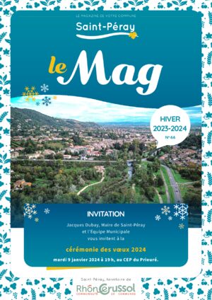 Couverture du magazine de Saint-P&eacute;ray - Hiver 2023