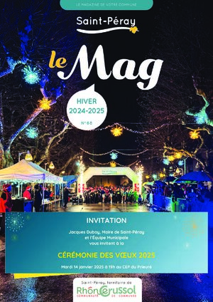 Couverture du magazine de Saint-P&eacute;ray - Hiver 2024