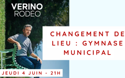 CHANGEMENT DE LIEU : Verino RODEO
